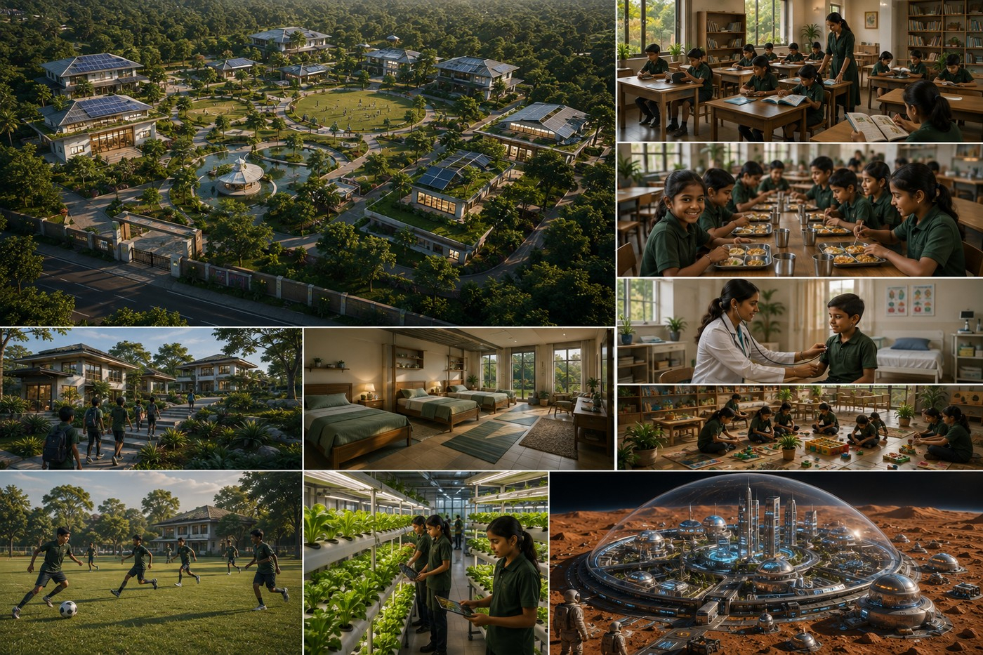 Daily life on the Pranika campus