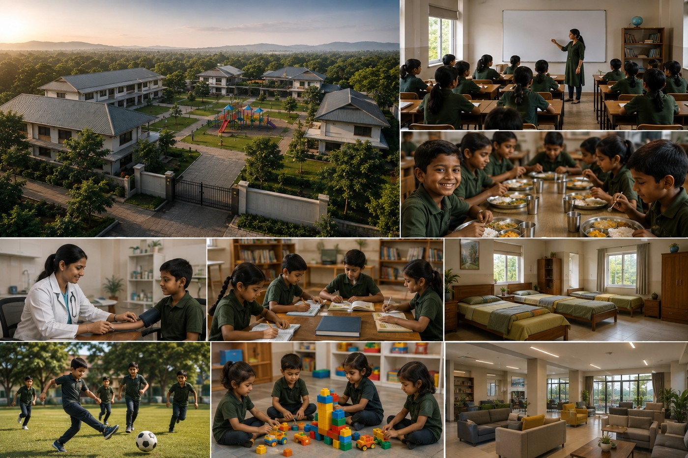 Children at Pranika learning and playing