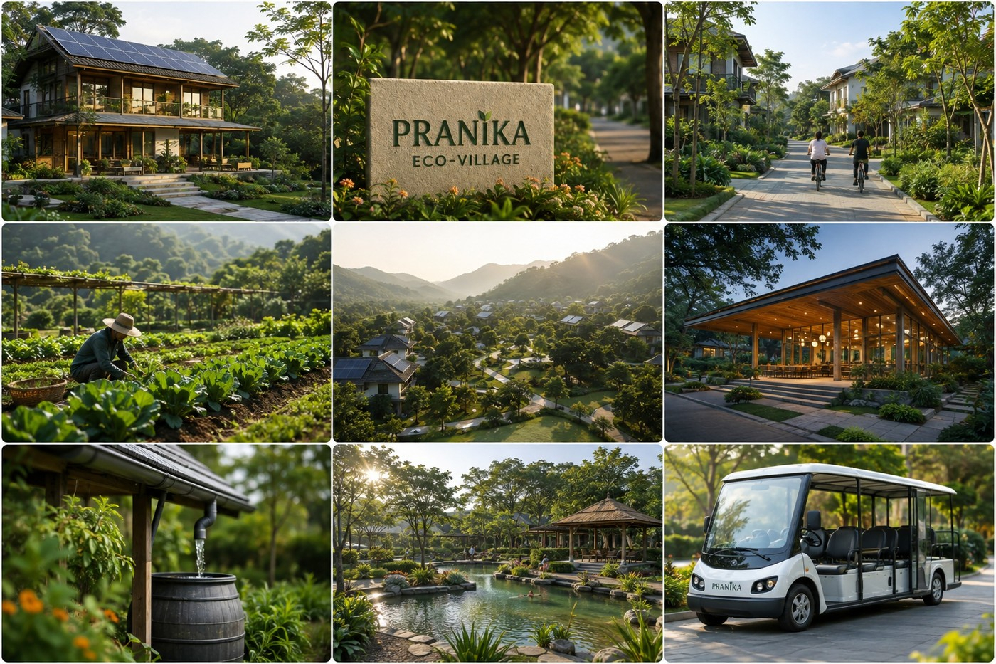 The Pranika eco-village community